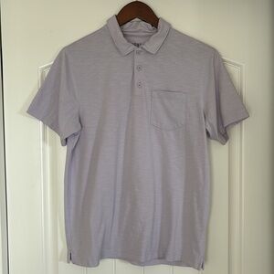 Rhone Lavender Short Sleeve Golf Polo Shirt Made In USA Men’s‎ Size Medium
